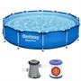 Бассейн каркасный круглый 56681 Pro 366*76см - фото 62770334