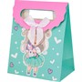 Пакет 15х12х7см с вырубной ручкой, девочка 141V-966 - фото 62770517