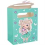 Пакет 15х12х7см с вырубной ручкой, девочка 141V-966 - фото 62770519