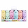 Набор текстовыделителей 6 цв. Cute cats pastel Brauberg kids линия 1-5 мм, 152436 - фото 62774168