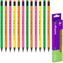 Карандаш ч/гр НВ пластик ассорти с ластиком ВР00880 Berlingo Flexy Neon - фото 62774438
