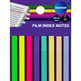 Клейкие листки-индексы пластиковые 8 неоновых цветов x 20 листов 80204 - фото 62774469