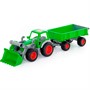 Трактор погрузчик Фермер-техник с прицепом в сетке 8817 П-Е - фото 62775655