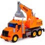 Автомобиль Профи экскаватор инерционный со светом и звуком оранжевый в коробке 86457 П-Е /8/ - фото 62777910