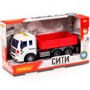 Автомобиль Сити бортовой, инерционный со светом и звуком красный в коробке 91659 П-Е /8/ - фото 62778873