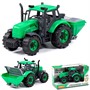 Трактор "Прогресс" сельскохозяйственный инерционный зелёный (в коробке) 91239 П-Е /12/ - фото 62779391