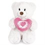 Мишка Белый с Сердцем 23см MT-SUT061705-23 . - фото 62781380