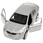 Модель OCTAVIA-12-SR SKODA OCTAVIA 12 см, двери, багаж, инерц. серебристый Технопарк  в коробке - фото 62783007