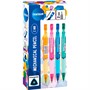 Карандаш механический 2 мм с точилкой встроенной в наконечник ассорти 87507 - фото 62784385
