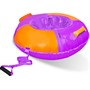 Тюбинг для катания 110 см Классик ТБ1К-110/ФО фиолетовый/оранжевый - фото 62784855
