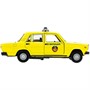 Модель 2107-12SLPOL-YE ВАЗ-2107 ПОЛИЦИЯ длина 12 см желтый Технопарк - фото 62786049