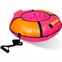 Тюбинг для катания 110 см Классик ТБ1К-110/РО розовый/оранжевый - фото 62786965