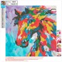 Набор для творчества Алмазная мозаика 5D Конь 30х30см без подрамника частичное заполнение 89627 - фото 62787224