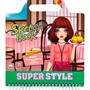 Блокнот с трафаретами и наклейками Superstyle 200*220мм. 4 дизайна 89636 - фото 62787845