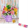 Набор для творчества Алмазная мозаика 40*50 см полное заполнение Цветы в лейке Ам-137 LORI - фото 62788095