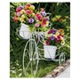 Набор для творчества Алмазная мозаика 40*50 см полное заполнение Велосипед с цветами Ам-136 LORI - фото 62788523