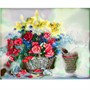 Набор для творчества Алмазная мозаика 40*50 см полное заполнение Корзина с цветами Ам-143 LORI - фото 62788545