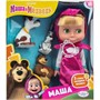 Кукла Карапуз 83033AN23 Маша 25см, озвуч, с 3 друзьями, м/ф Маша и Медведь - фото 62789542