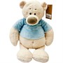 Медведь Тато 37 см в светло голубой майке ММТато/38/сгл - фото 62790294