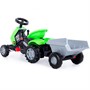 Каталка трактор с педалями Turbo-2 с полуприцепом (зеленая) 52742 П-Е /1/ - фото 62791742