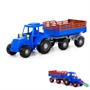 Трактор Алтай с прицепом № 2 синий в сеточке 84767 П-Е /4/ - фото 62791816