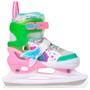 Коньки раздвижные  рM: 34-37 розово-бирюзовые 141V-552 - фото 62792423