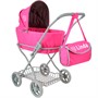 Коляска для куклы 8019-2256 Микси Багги Бум Mixy Buggy Boom розовый классическая. - фото 62793714