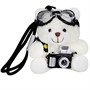 Брелок Мишка с очками и фотоаппаром FG250426034G цвет в ассорт. - фото 62793973