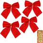 Елочное украшение Бант 4шт. FG240517136M - фото 62795293