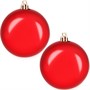 Елочный набор Шары красный 8см, 6шт FG240519098Q - фото 62795301
