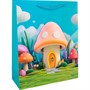 Пакет 26*32*10 см Домики 141V-1028 - фото 62796192