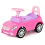 Каталка автомобиль SuperCar №3 со звуковым сигналом розовая 84491 П-Е /1/ - фото 62799595