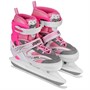 Коньки раздвижные Dvizhok р.S 30-33 розовые 141U-278 - фото 62800092