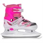 Коньки раздвижные Dvizhok р.S 30-33 розовые 141U-278 - фото 62800093