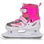 Коньки раздвижные Dvizhok р.S 30-33 розовые 141U-278 - фото 62800094