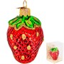Елочное украшение Клубничка h-7 см ФУП4-2224 - фото 62800522