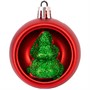 Елочный набор Шары красный с елочкой 3шт. в кор. FG240519083Q - фото 62800598