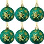 Ел.набор Шары зеленый, золотой 24 шт 5см FG250327347C - фото 62800862