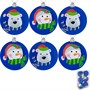 Ел.набор Шары синий 8см 6 шт FG250327410C-2 - фото 62800879