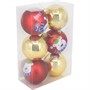 Ел.набор Шары золото-красный 8см 6 шт FG250327411C - фото 62800922