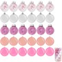 Елочный набор Шары белый, розовый 6см 30шт SYQA-0123296 - фото 62801118