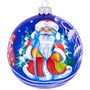 Шар 100мм Дед Мороз с посохом 2 КУ-100-203060 - фото 62801198