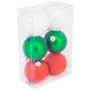 Елочный набор Шары белый, красный, зеленый 7см 6шт. в кор. FG240519080Q - фото 62801283