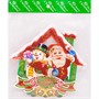 Панно Дед Мороз и Снеговик 29х26см картон FG240519120Q - фото 62801298
