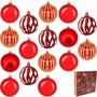 Елочный набор Шары красный 6см, 16шт FG240519135Q - фото 62801336