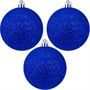 Елочный набор Шары синий 8см, 9шт FG240519133Q - фото 62801397
