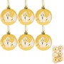 Ел.набор Шары золото 6см 6 шт FG250327429C-2 - фото 62801558