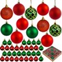 Ел.набор Шары красно-зеленый 44 шт 3-6см FG250327353C - фото 62801595