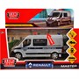 Модель MASTER-14SLPOL-SR RENAULT Master ПОЛИЦИЯ 14 см, двер,серебрист Технопарк в коробке - фото 62802023