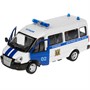 Модель 600-09002XHR Газ Газель полиция Технопарк  в коробке - фото 62802491
